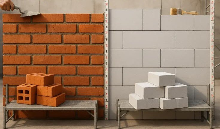 Perbedaan Bata Merah dan Bata Ringan: Mana yang Lebih Cocok untuk Rumah Anda?