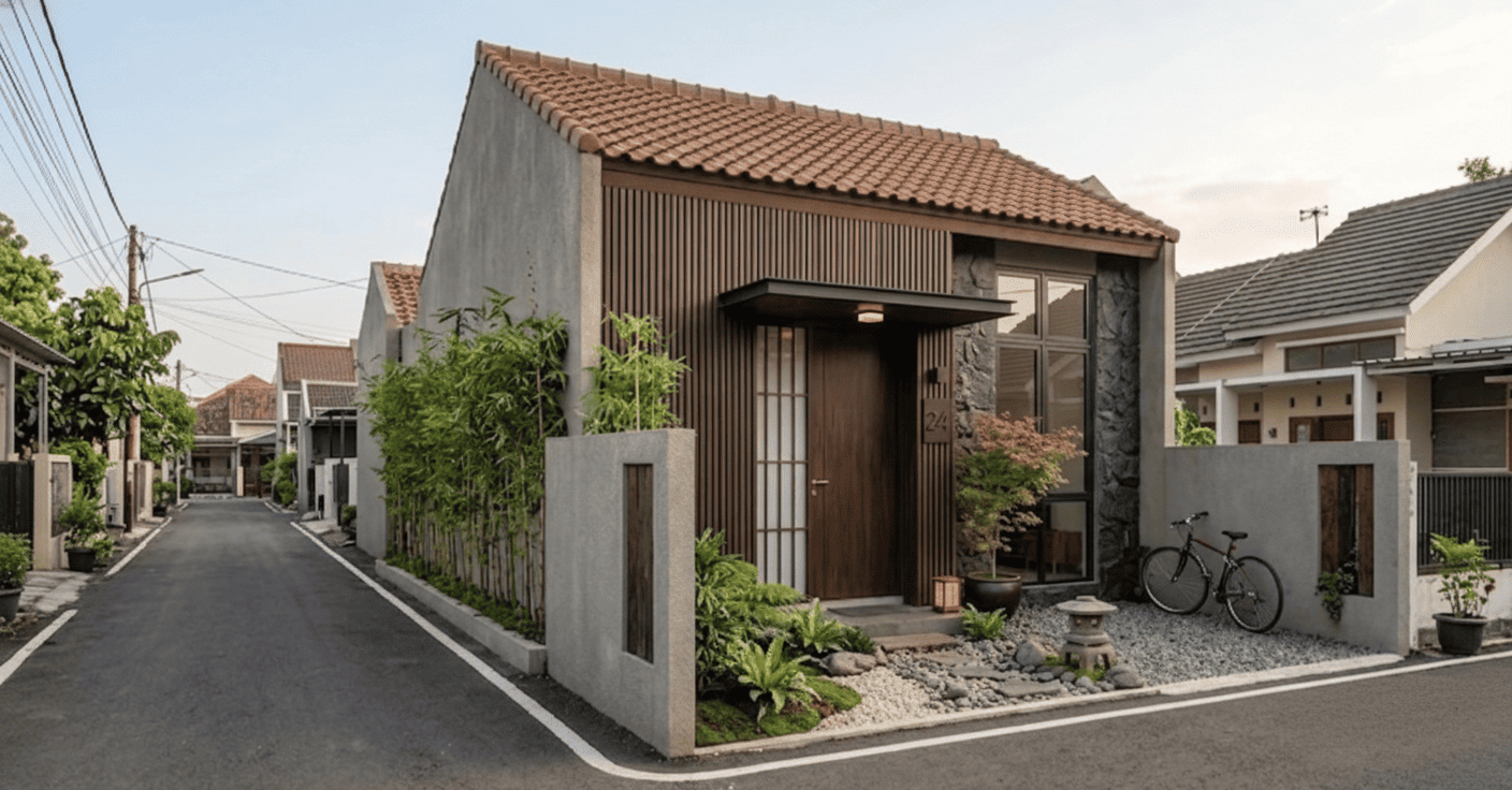Rumah Japandi Minimalis foto 4