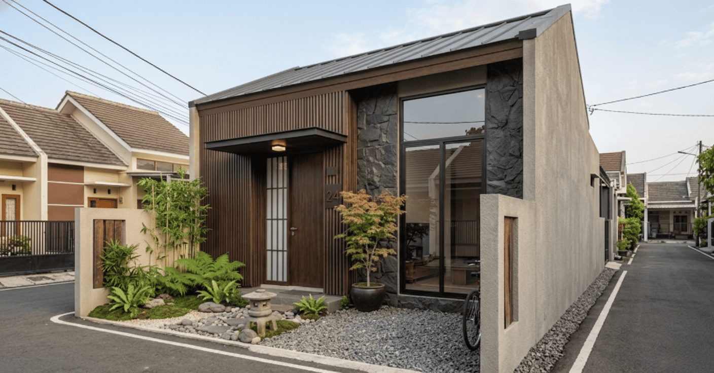 Rumah Japandi Minimalis foto 3