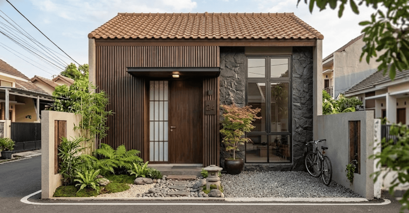 Rumah Japandi Minimalis foto 2