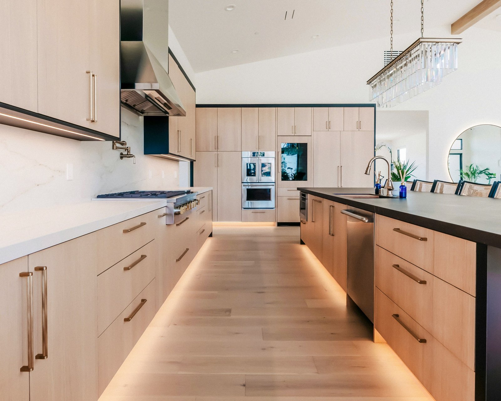 Renovasi Dapur Minimalis Warna Kayu Natural foto 3